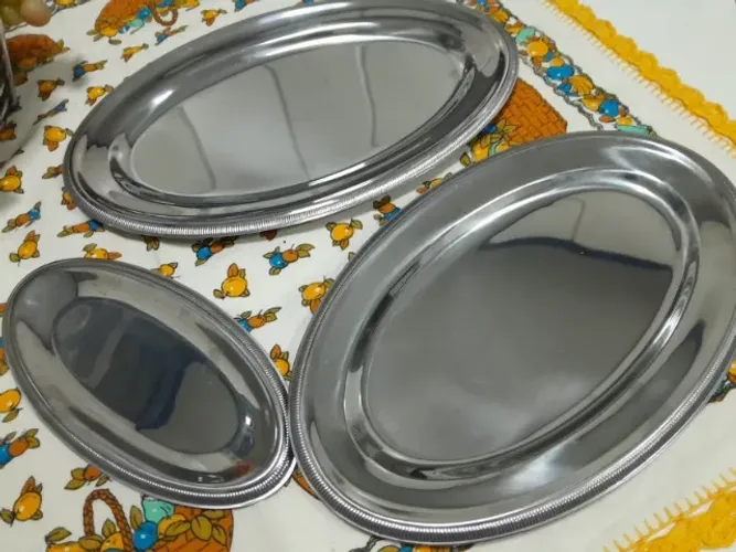 Conjunto de Travessas Inox