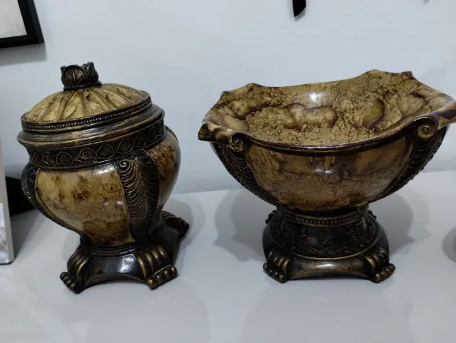 Conjunto de Vasos Decorativos