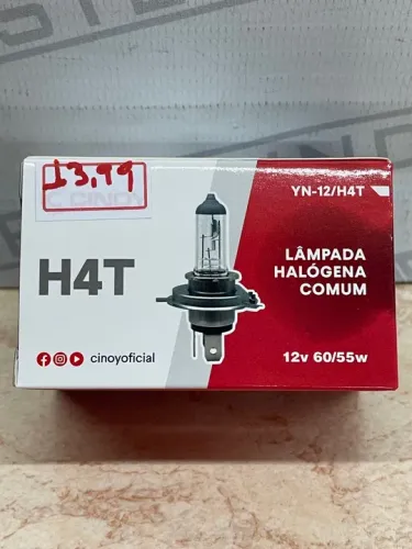 Lâmpada normal h4 nova na embalagem 