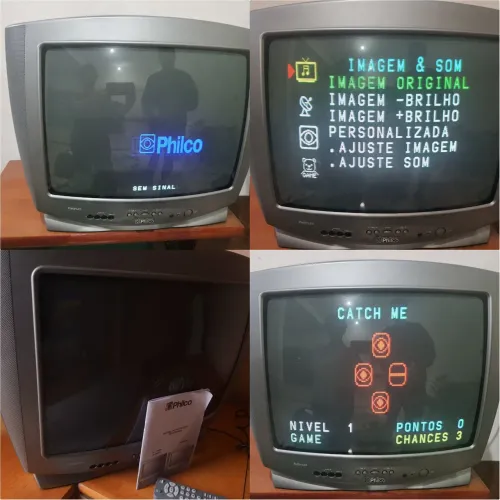 TV ANTIGA PHILCO COM CONTROLE