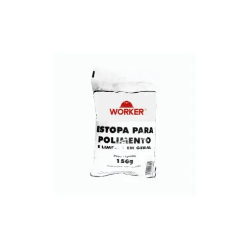 Estopa Branca Para Polimento 150g Worker