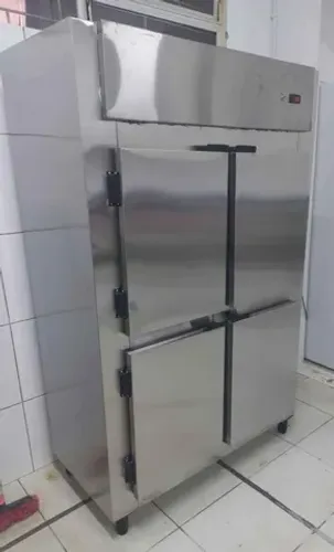Geladeira inox 4 portas