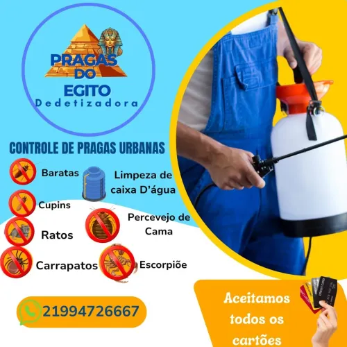 DEDETIZAÇÃO PROFISSIONAL - Dedetizadora Pragas do Egito