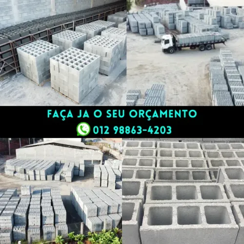 BLOCOS DE CONCRETO, FABRICA DE BLOCOS, BLOCOS DE CONSTRUÇÃO!