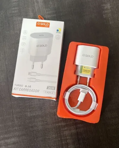 Carregador Celular para Sistemas IOS Apple 30W Homologado Anatel