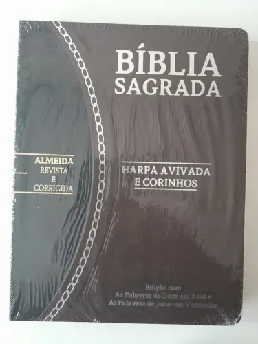Bíblia Sagrada Almeida Revista e Corrigida - Harpa Avivada e Corinhos