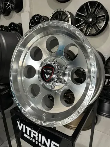 Rodas Vittoria 17x9 Offset -7 6x139 Ranger Toyota Hilux S10 Triton Troller Pajero Dakar