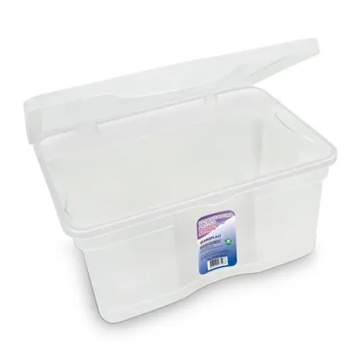Organizadora C/ Tampa 5 Litros Natural 25467 Arqplast