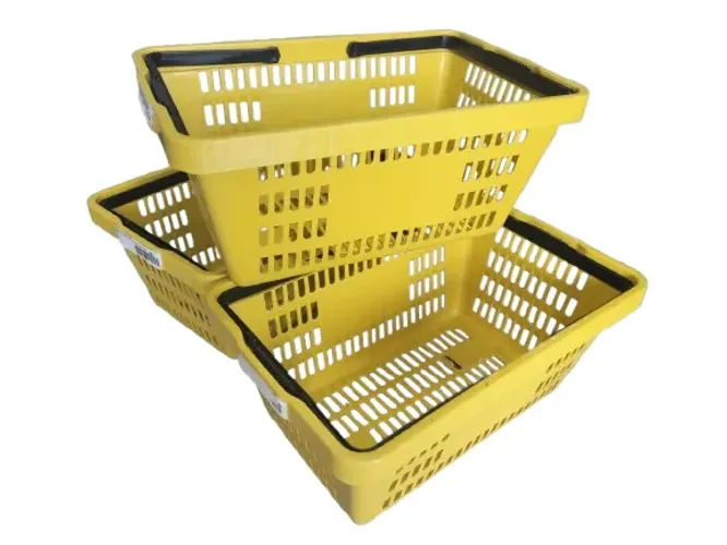 5 CESTAS DE COMPRAS PLÁSTICAS AMAPÁ