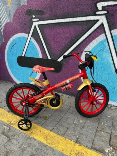 Bicicleta infantil aro 16 Homen de ferro 