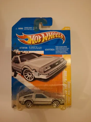 De Lorean De Volta para o Futuro Hot Wheels