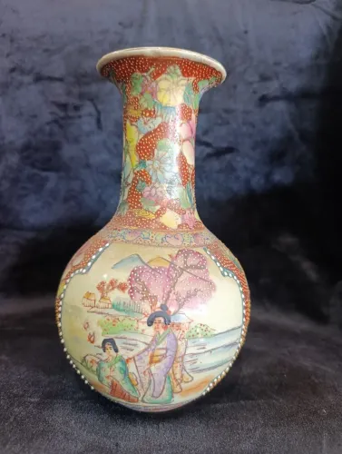Vaso japonês Antigo Decorativo