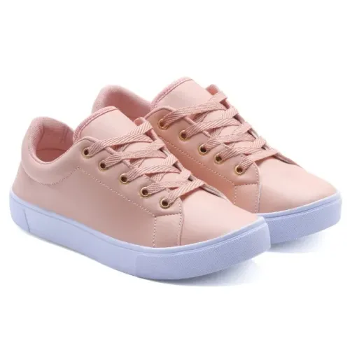 Tênis Feminino casual leve e confortável rose