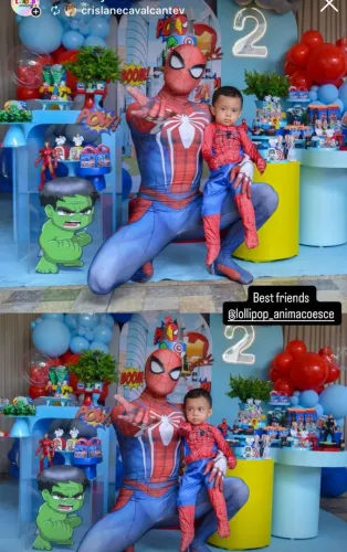 Homem aranha pro seu evento !! 