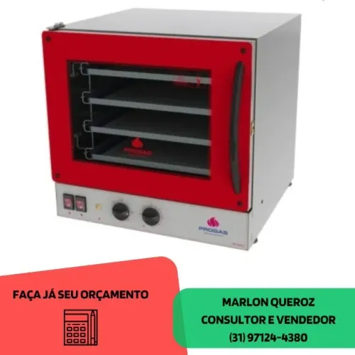 Forno Fast Oven Elétrico Turbo Progas 