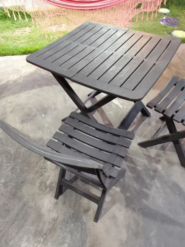 MESA CADEIRAS DOBRÁVEL