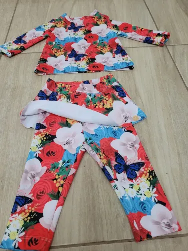 Conjunto Infantil Floral