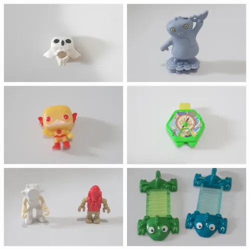 Lote de miniaturas e brinquedos colecionáveis - kinder ovo