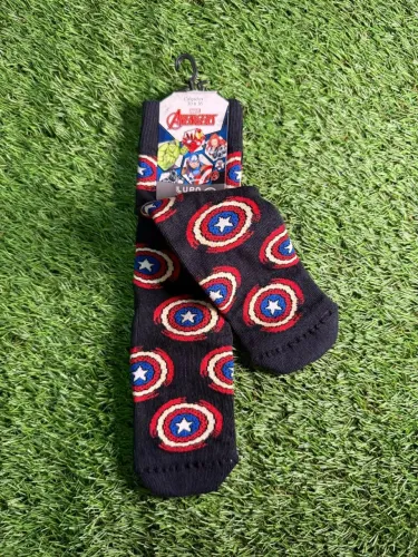 meia infantil capitão america