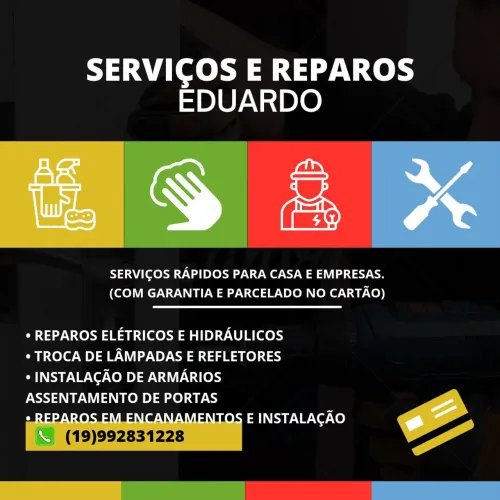 Pego carro moto no valor do serviço ta constrindo instalação manutenção elétrica    