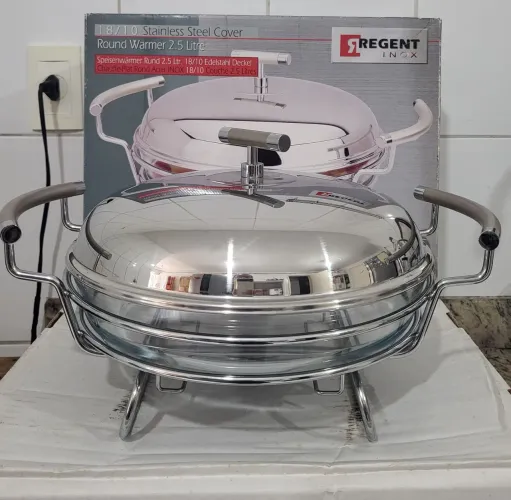 Rechaud inox redondo 2,5l