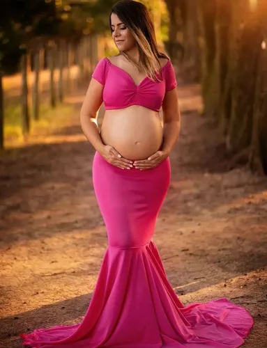 Vestido Ensaio Gestante