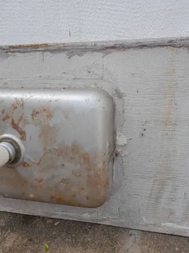 PIA e BALCÃO granito marrom corumbá