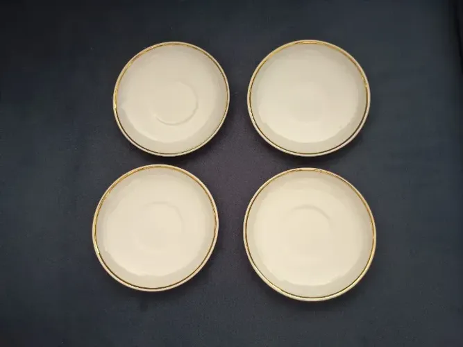Pires Porcelana Schmidt p/xícara de chá - 4 unidades - 14,2cm diâmetro