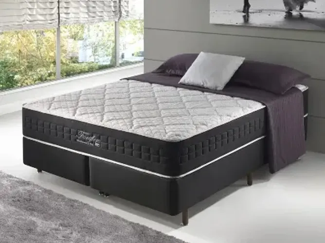 Cama Box Queen Fort Flex Molas Ensacadas FRETE GRÁTIS