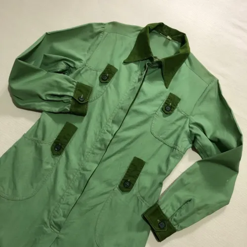 Vestido manga longa retrô P (veste M)