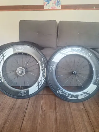 Roda de carbono speed tubular 