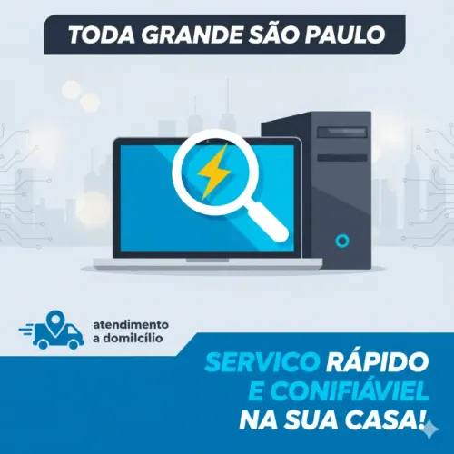 Formatação e Reparo de PC / Notebook - Atendimento em Toda Grande SP