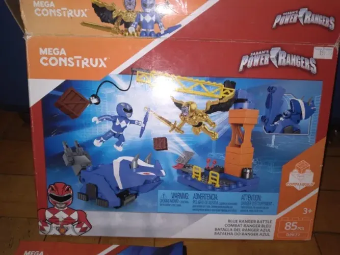 Mega Construx Power Rangers 85 Peças Novo Leia (Usado)