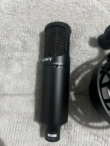 Microfone C-80 Sony condensador (trocas)