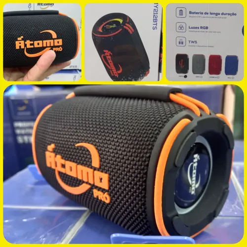 Caixa de som Bluetooth potente. Leve para qualquer local.