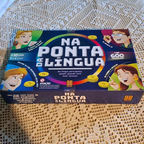 Jogo de Tabuleiro Na Ponta da Língua lindíssimo, ótimo estado