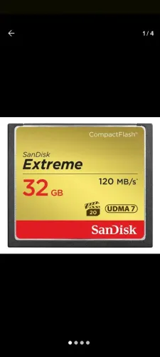 Cartão de Memória/Extreme de 32Gb da SanDisk.