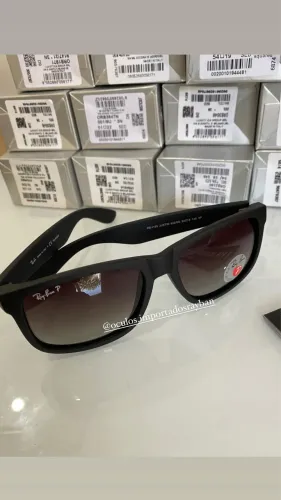 Justin RayBan oculos de sol masculino sucesso