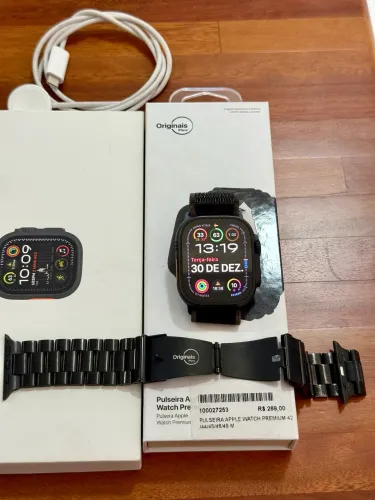 Apple Watch Ultra 2 black + 2 pulseiras originais