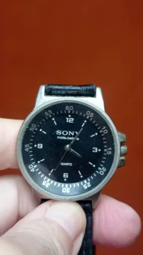 SONY MAKE.BELIEVE relógio movimento à quartz sensacional ÚNICO DA INTERNET RARIDADE