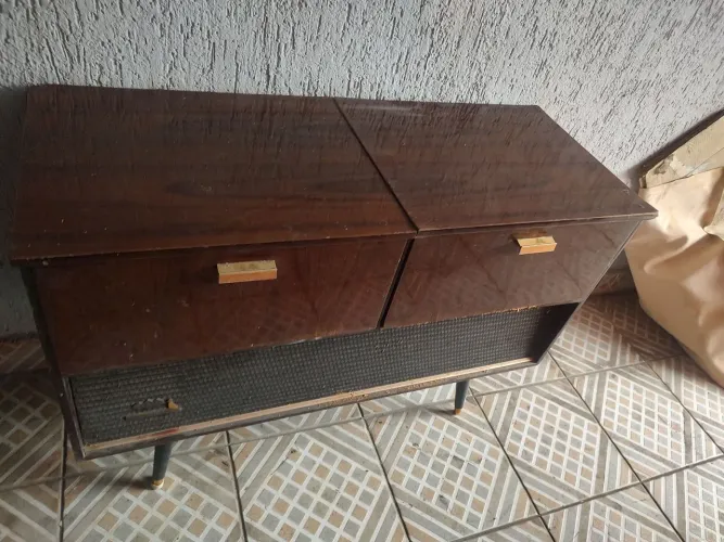 Móvel rádio toca discos raro voz de ouro década 70