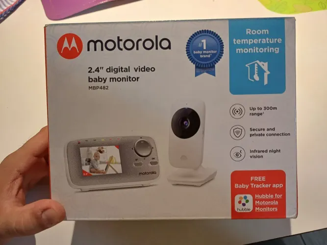 Babá Eletrônica Motorola MBP482 - Vídeo Digital 2.4"