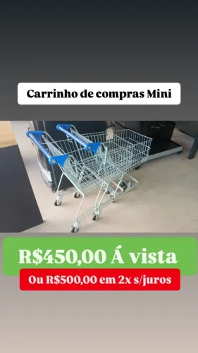 CARRINHOS DE COMPRAS MINI USADO