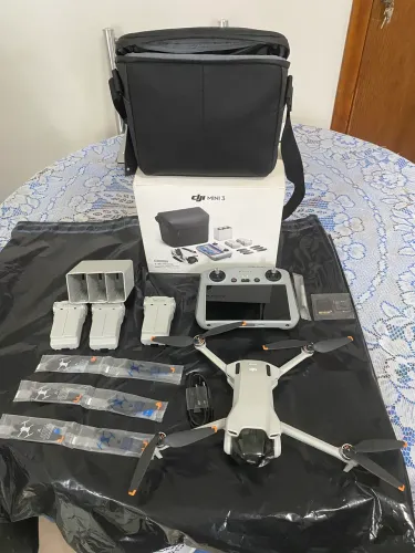 Drone DJI mini 3 completo com nota fiscal