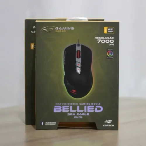Mouse Gamer RGB 7000 DPI 7 botões mg-700bk