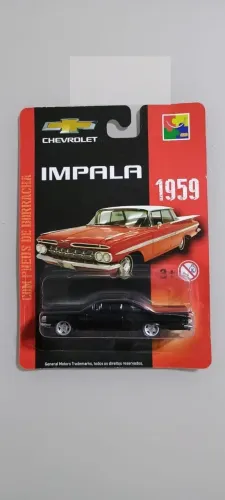 Lote com 3 Impala 1959 Pneus de Borracha 1/64 Cks 3 cores 