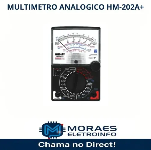 Multímetro analógico HM 202+ Hikari