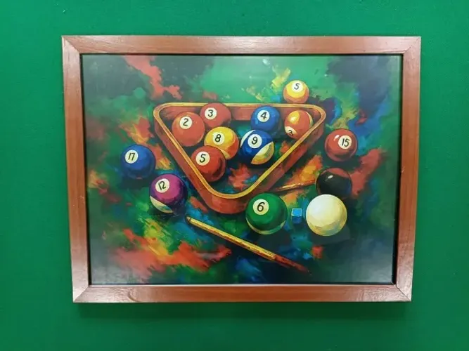 Quadro Decorativo Sinuca