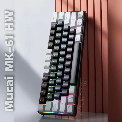 MUCAI MK61 HW - Teclado Mecânico (Mini 60%, 61 Teclas)