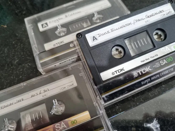 Fita k7 TDK SA 90 ano 1985 1986 (lote 2/3un)